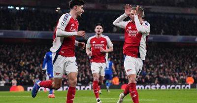 Aston Villa - Declan Rice - Martin Odegaard - Kai Havertz - Gabriel Martinelli - Dinamo Zagreb - Fabio Cannavaro - Emirates Stadium - Declan Rice sets Arsenal on the way to comfortable win over Dinamo Zagreb - breakingnews.ie - Germany - Croatia - Spain - Italy