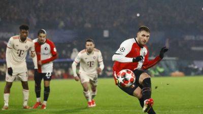 Harry Kane - Raphael Guerreiro - International - Justin Bijlow - Feyenoord stun Bayern Munich 3-0 with Gimenez double - channelnewsasia.com - Netherlands - Mexico