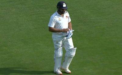 Rohit Sharma's Terrible Run Continues On Domestic Cricket Return, Dismissed For...
