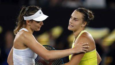 Aryna Sabalenka - Sabalenka produced 'PlayStation' tennis, says beaten Badosa - channelnewsasia.com - Australia - Belarus - county Park