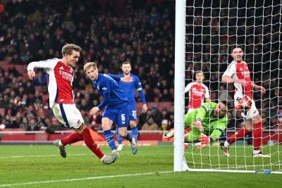 Aston Villa - Mikel Arteta - Martin Odegaard - Kai Havertz - William Saliba - Jakub Kiwior - Arsenal on course for Champions League last 16 after beating Dinamo - guardian.ng