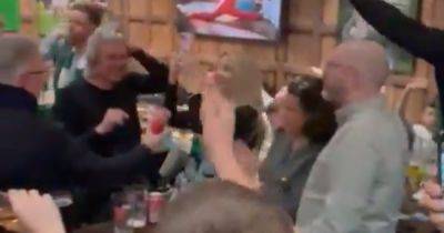 Nicolas Kuhn's parents experience epic Celtic singsong as punters dedicate chant to German hero