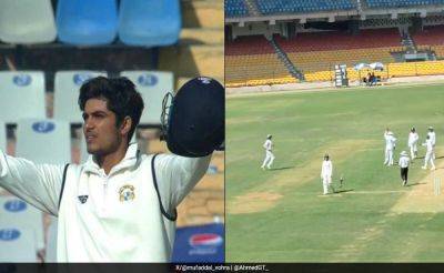 Watch: Ton-Up Shubman Gill Throws Bat In Frustration After Controversial Dismissal In Ranji Trophy