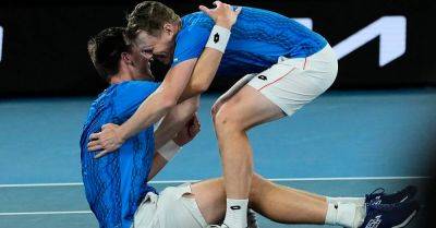 Harri Heliovaara - Simone Bolelli - Andrea Vavassori - Henry Patten wins second grand slam doubles title after Australian Open epic - breakingnews.ie - Britain - Finland - Italy - Australia