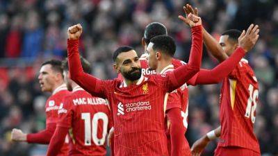 Mo Salah nets landmark goal as Liverpool ease past Ipswich