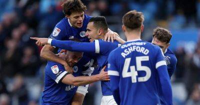 Second-half double inspires Cardiff City to victory over fellow strugglers Derby County