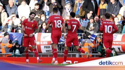 Liverpool Vs Ipswich: The Reds Unggul 3-0 di Babak Pertama
