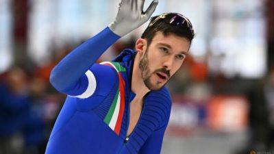 Speed skating-Italy’s Ghiotto shatters 10,000m world record in Calgary