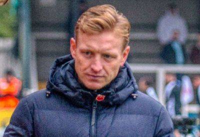 Josh Wright - Ebbsfleet United - Matthew Panting - Ebbsfleet United manager Josh Wright reacts to 1-0 home defeat by Braintree Town - kentonline.co.uk