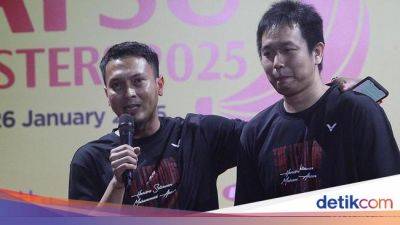 Panggung Perpisahan Hendra/Ahsan di Indonesia Masters 2025