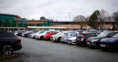 Horror in Sainsbury's car park as police officer mown down by suspect