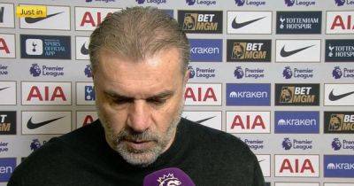 Every word Ange Postecoglou said as downbeat Tottenham boss suffers new low and relegation fears grow