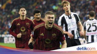 Claudio Ranieri - Lorenzo Pellegrini - As Roma - Troy Parrott - Italia Di-Liga - Europa Di-Liga - Lorenzo Lucca - Roma Tak Muluk-muluk, Cuma Mau Bangun Kepercayaan Diri - sport.detik.com