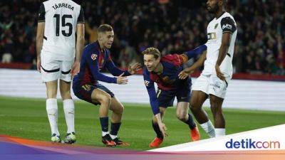 Robert Lewandowski - Ferran Torres - Atletico Madrid - Hugo Duro - Fermin Lopez - Klasemen Liga Spanyol Usai 8 Gol Tercipta Saat Barcelona Vs Valencia - sport.detik.com