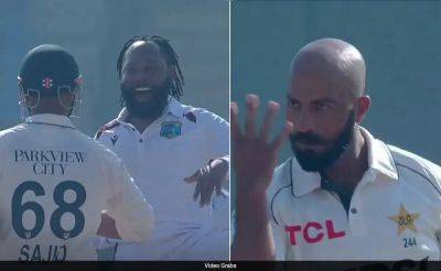 Watch: Mocked By Pakistan Star Sajid Khan After Dismissal, West Indies Spinner Takes Epic Revenge - sports.ndtv.com - Pakistan