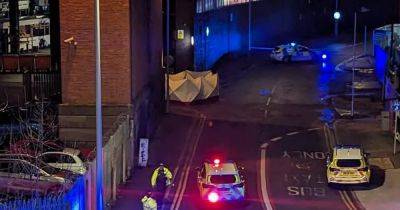 LIVE: Forensic tent and police cordon in place next to Stockport Interchange - updates