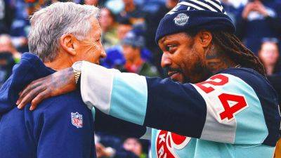 Pete Carroll - Mark Davis - Southern - Marshawn Lynch busts out 'Raiders' cheer to support Pete Carroll’s hiring - foxnews.com - state California - Reunion