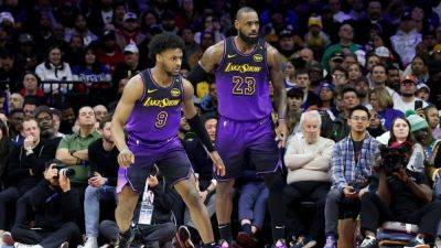 Anthony Davis - Tyrese Maxey - Gabe Vincent - Bay - Bronny struggles in extended Lakers run; 'put him in a tough spot,' says Redick - ESPN - espn.com - Los Angeles