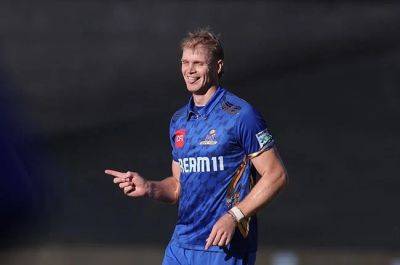 Kagiso Rabada - Ryan Rickelton - Tony De-Zorzi - Corbin Bosch - Bosch leads MI Cape Town charge to SA20 playoffs in massive win over Sunrisers - news24.com