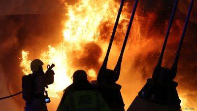 Fire breaks out outside Man City stadium ahead of Champions League game