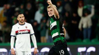 Harder's late goal rescues Sporting in 1-1 draw with Bologna