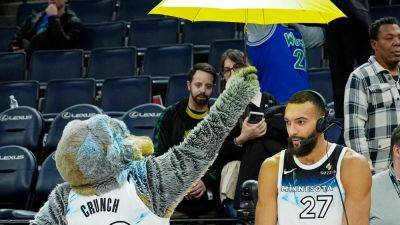 Anthony Edwards - Clint Capela - Rudy Gobert - Adam Silver - NBA players Rudy Gobert, Mouhamed Gueye nearly hit by falling debris during game - foxnews.com - state Minnesota