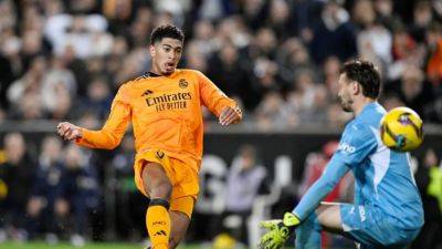 Real go top as late Bellingham strike earns 2-1 win at Valencia