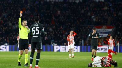 Harvey Elliott - Andy Robertson - Cody Gakpo - Arne Slot - Ricardo Pepi - Ismael Saibari - Johan Bakayoko - Red card for Nallo was cruel, says Liverpool's Slot - channelnewsasia.com - Netherlands - Scotland