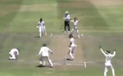 Batter Gets Run Out In Bizarre Way, Fans Call It 'Unluckiest Dismissal' Of 2025. Watch