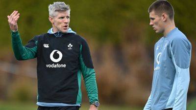 Johnny Sexton - England Rugby - Jack Crowley - Simon Easterby - Sam Prendergast - Simon Easterby expects Sam Prendergast and Jack Crowley to 'compete for a long time' - rte.ie - Argentina - Australia - Ireland - county Northampton - Fiji