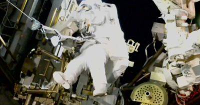 International - Williams - NASA’s ‘stranded’ astronauts take first spacewalk together - manchestereveningnews.co.uk
