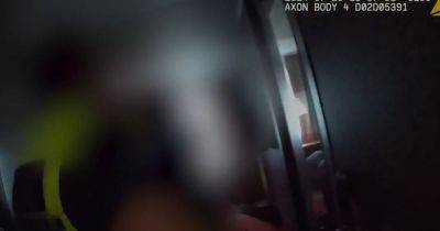 Moment police catch man in Manchester hotel room with girl, 14, after disturbing 999 call