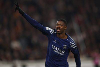 Dembele hits hat-trick as PSG reach Champions League knockouts