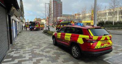 Kingsway in Swansea closed due to fire - live updates