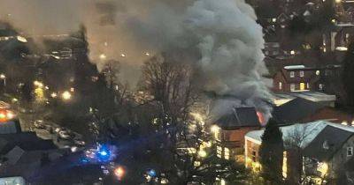 Salford fire LIVE as blaze breaks out at synagogue with huge plumes of smoke seen