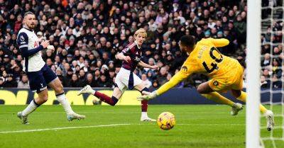 Thomas Tuchel - James Maddison - Anthony Gordon - Alexander Isak - Fraser Forster - Dominic Solanke - Tottenham Hotspur - Pedro Porro - Radu Dragusin - More misery for Tottenham as in-form Newcastle fight back to secure victory - breakingnews.ie