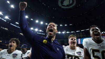 Marcus Freeman - Coach Marcus Freeman says Notre Dame to expedite CFP prep - ESPN - espn.com - Georgia - Ireland - state Indiana - county Boise - state Illinois