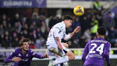 Antonio Conte - Romelu Lukaku - David De-Gea - Mathias Olivera - Leonardo Spinazzola - Alex Meret - David Neres - Raffaele Palladino - Napoli move top with 3-0 win at Fiorentina - channelnewsasia.com - Italy - Argentina - Saudi Arabia - county Florence