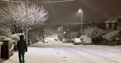 Hour-by-hour weather forecast for Greater Manchester as heavy snow hits the region