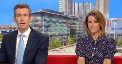 BBC Breakfast's Ben Thompson 'speared' by dart graphic as co-star reassures fans - manchestereveningnews.co.uk