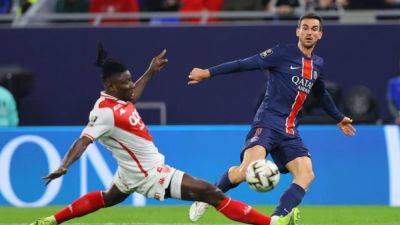 Paris St Germain - Ousmane Dembele - Fabian Ruiz - Last-gasp Dembele strike earns PSG French Super Cup victory over Monaco - channelnewsasia.com - France - Monaco