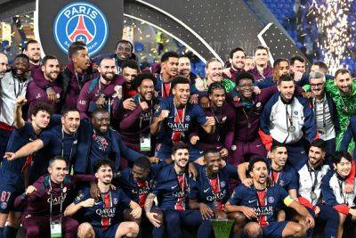 Luis Enrique - Gianluigi Donnarumma - Lee Kang - Late Dembele strike wins PSG French Champions Trophy in Doha - guardian.ng - Qatar - France - China - Monaco