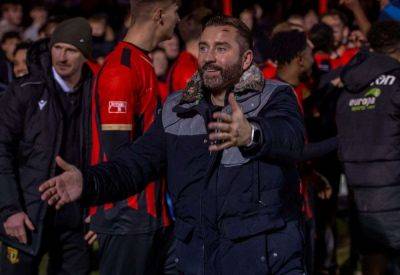 Reaction from Sittingbourne manager Ryan Maxwell after the Brickies shock Salisbury to reach the FA Trophy fifth round
