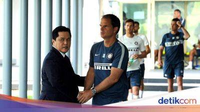 Roberto Mancini - Inter Milan - Frank De-Boer - Patrick Kluivert - Erick Thohir - Erick Thohir Pernah Salah Pilih Pelatih Belanda di Inter Milan - sport.detik.com