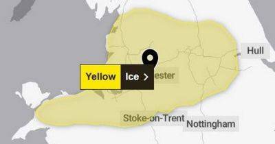 Met Office issues new ice warning for Greater Manchester as temperatures plummet