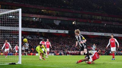 Thomas Partey - Eddie Howe - Newcastle United - Kai Havertz - David Raya - Gabriel Martinelli - Anthony Gordon - Martin Dubravka - Alexander Isak - Leandro Trossard - William Saliba - Dan Burn - Lewis Hall - Jurrien Timber - Newcastle take semi-final control with Emirates win - rte.ie