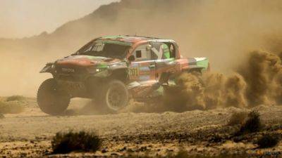 Nasser Al-Attiyah - Carlos Sainz - Yazeed Al-Rajhi - Rallying-Lategan retains Dakar lead as Al-Rajhi rises and Al-Attiyah falls - channelnewsasia.com - France - Spain - Usa - Australia - Botswana - South Africa - Saudi Arabia