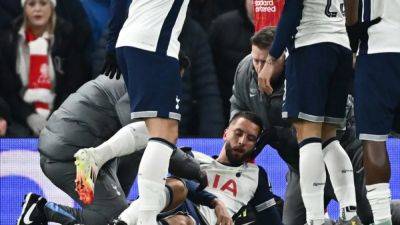 Rodrigo Bentancur - Tottenham Hotspur - Tottenham's Bentancur conscious after freak injury, says Postecoglou - channelnewsasia.com - Uruguay