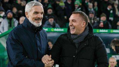Brendan Rodgers - Kieran Tierney - Kasper Schmeichel - Henrik Larsson - Greg Taylor - Charlie Mulgrew - Martin Oneill - Scott Sinclair - Brendan Rodgers hails Celtic fans as they respond to his weekend comments - rte.ie - Scotland