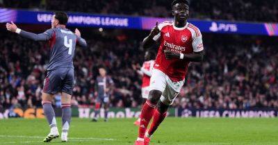 Bukayo Saka settles Arsenal nerves in win over Olympiacos